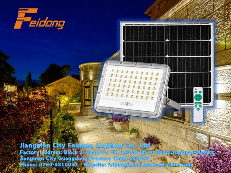 LED Solar Flood Lamp